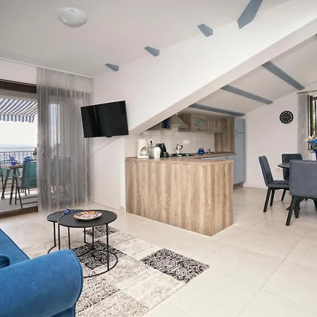 Riviera Blue With Seaview, Private Whirlpools And Parking Near Opatija Apartment *